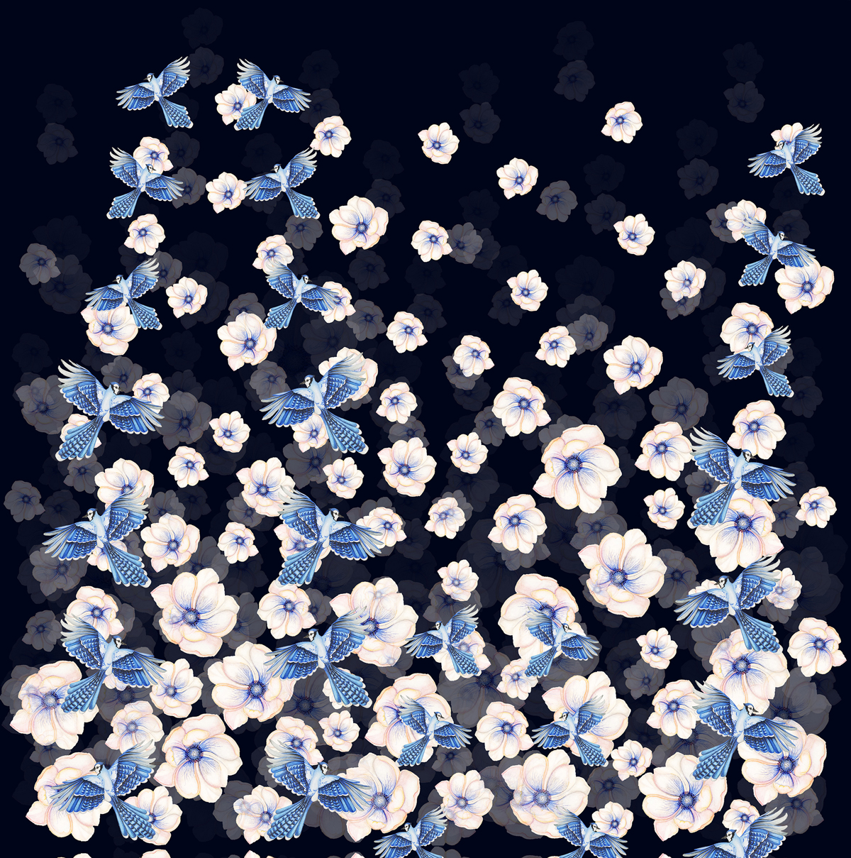 Blue pattern design