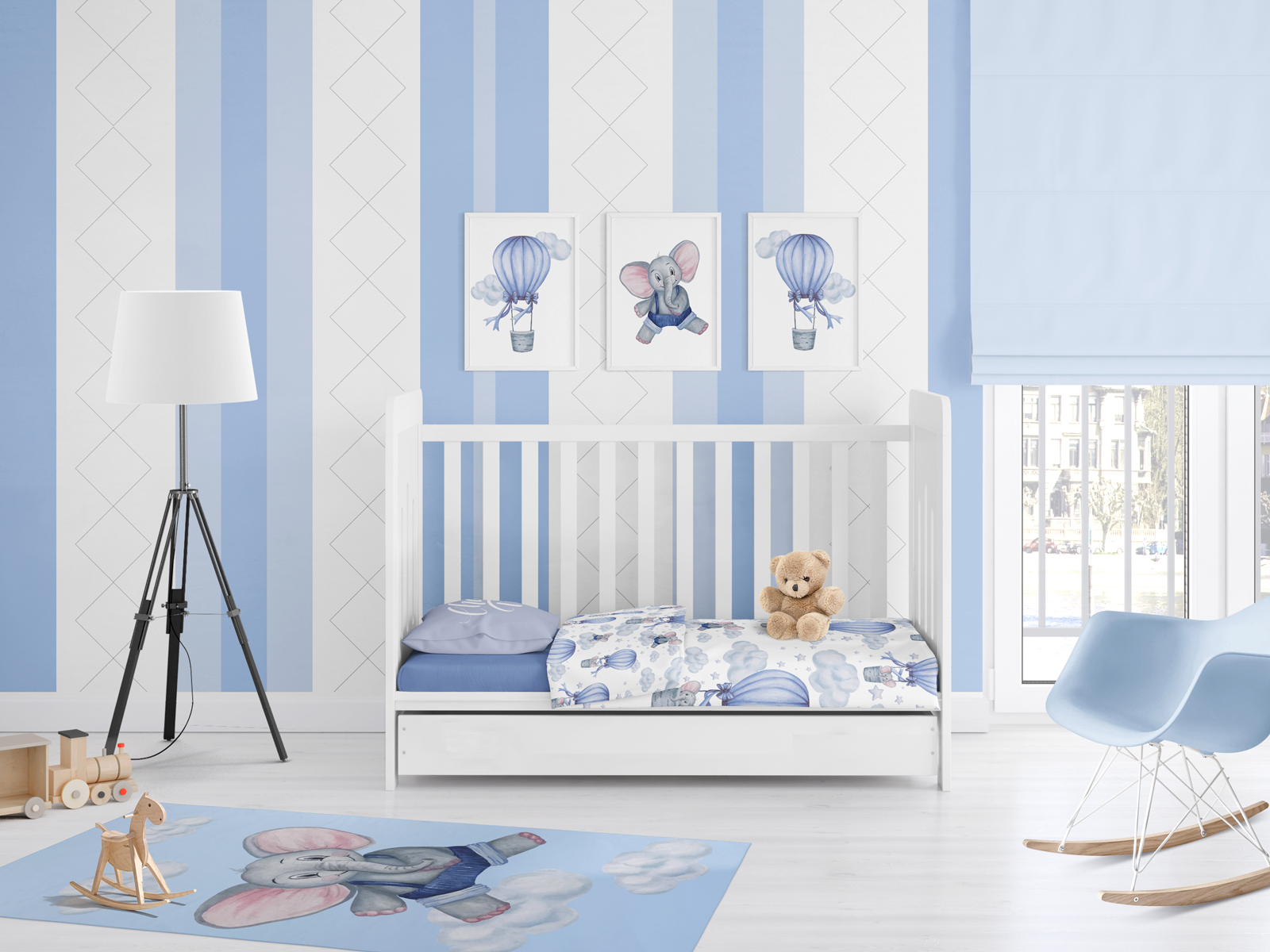 Watercolor patter design for kids
